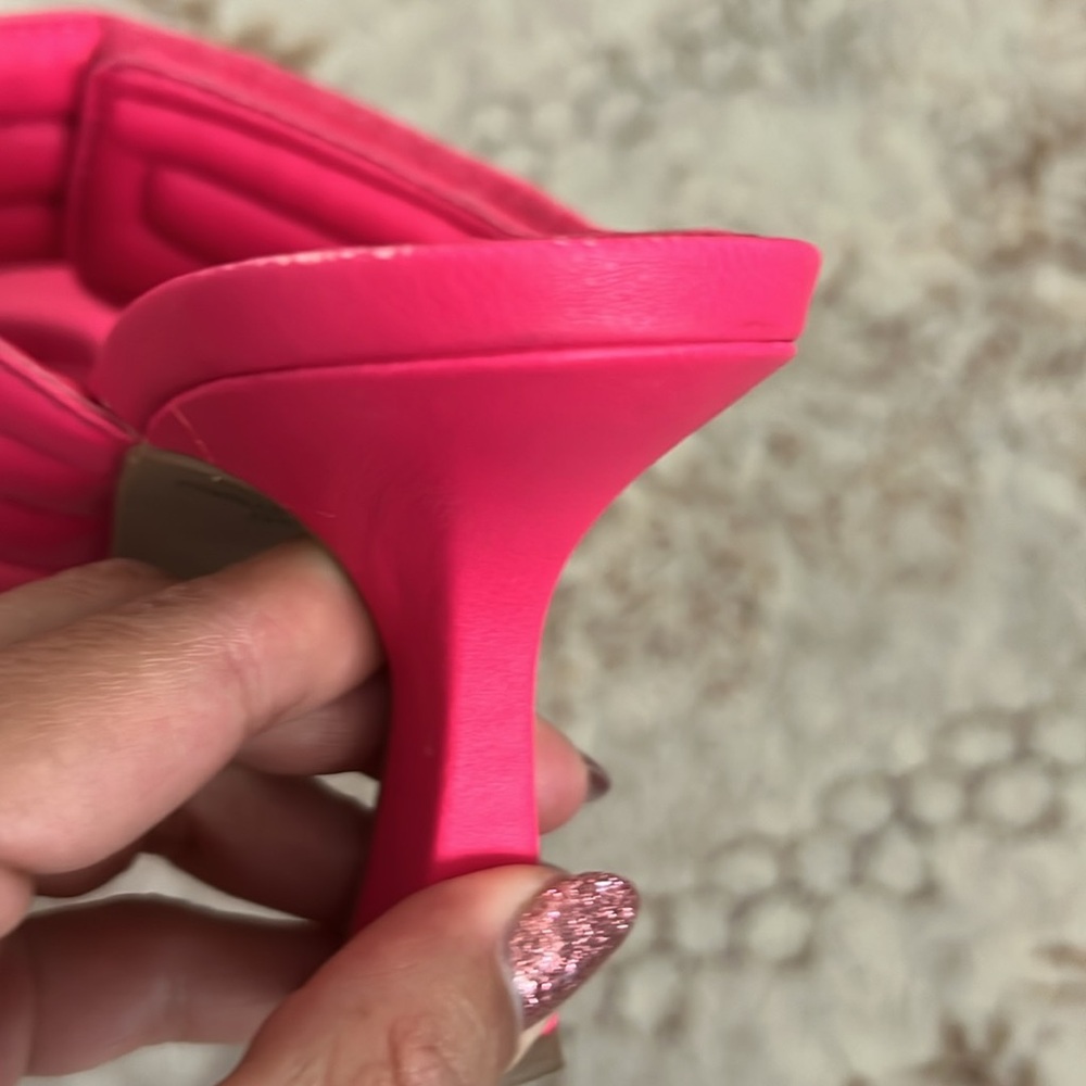 Women's Pink Slide Sandals - Picture 6 of 8